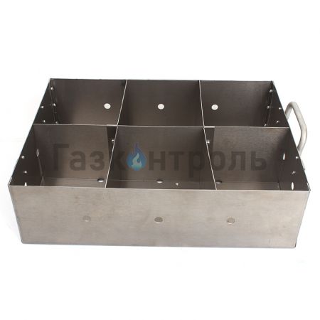 Емкость для сушки  пробирок с перегородками фото 1