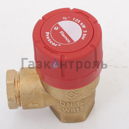 Клапан предохранительный Prescor 3 bar 1/2" фото 4